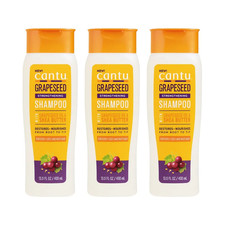 Cantu Grapeseed Strengthening Shampoo 400 ML - Pack of 3 7.51 per litre