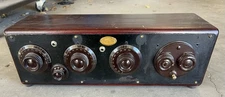 Antique Atwater Kent Model 20 / Homebrew Tube Radio Receiving Set for parts