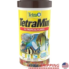 XL Tropical Fish Food Flakes Complete Diet Digestive Health Active Life Formula