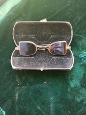Antique Civil War Spectacle 1800s Victorian Double D Green Eyeglasses Folding