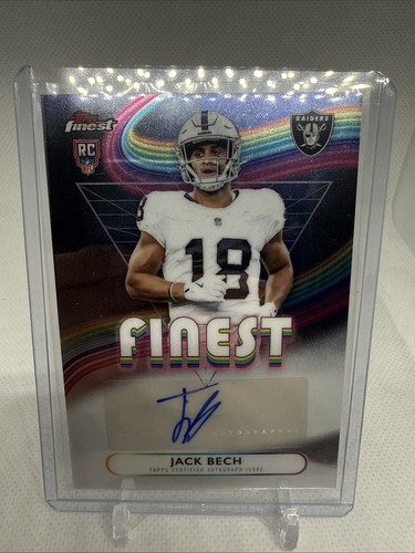 Topps Finest Football 2025 JACK BECH RC Auto Rookie Finest Autographs RFA-JBE