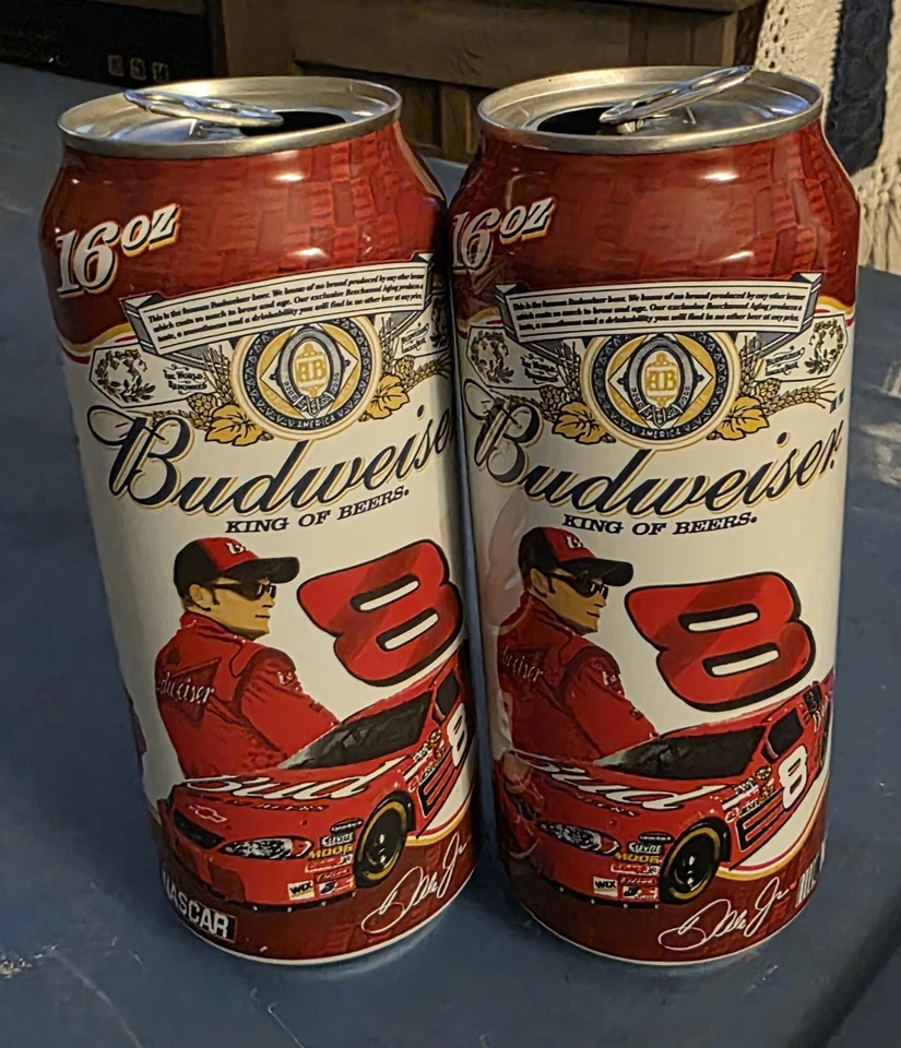 Банки Budweiser. Лот из 24 банок Nascar, Earnhardt JR - Изображение 3 из 3