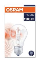 Osram Classic Halogen 64547 A E27 70W (92W) GlüHbirne 2800K 1320Lm Dimmbar Eekg