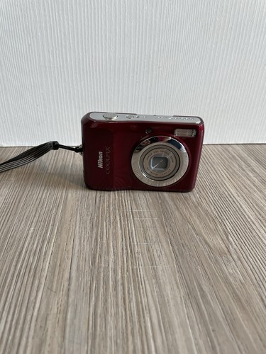Nikon COOLPIX L20 10MP Digitalkamera - Deep Red - getestet funktioniert
