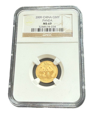 China 2009 Gold 1/10 oz 50 Yuan NGC MS69 Panda | eBay