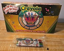 Special Edition 100 Crayons with Built in Sharpener W/ 4 New Colors