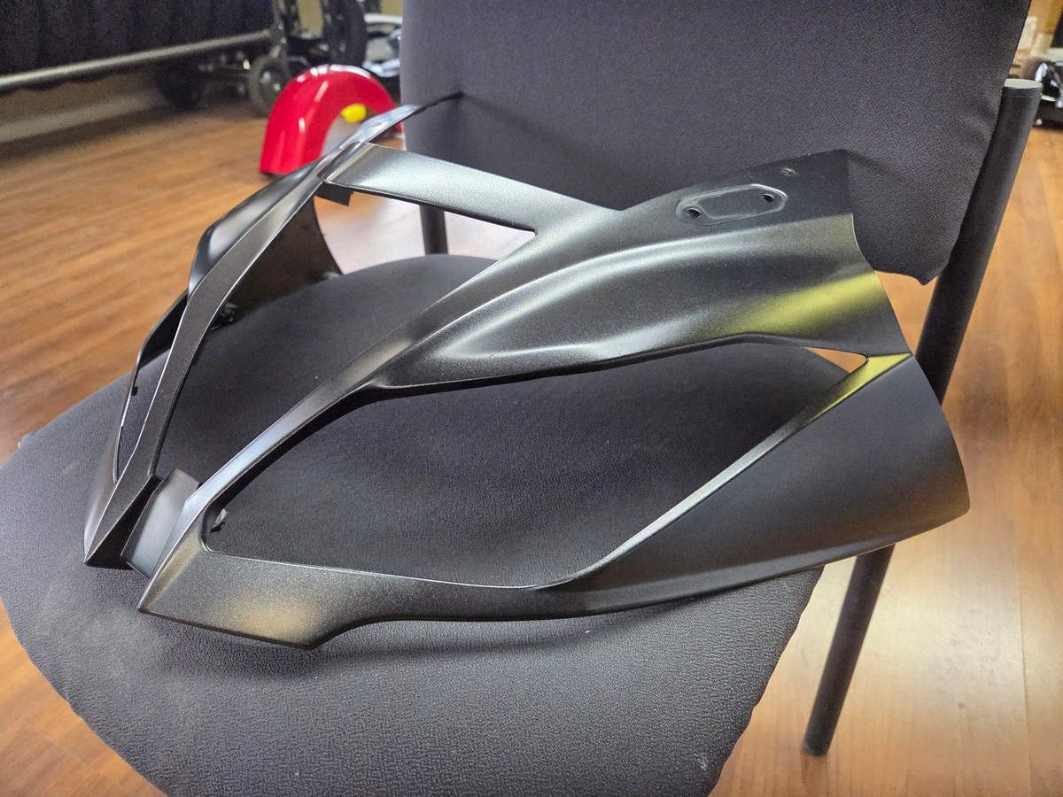 うに USED OEM Kawasaki 2015-2016 Ninja ZX-6R UPPER Cowling Gray 55028