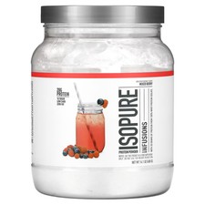 2 X Isopure, Infusiones Proteína en Polvo, Baya Mixta, 14.1 oz (400 g)