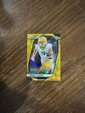 2025 Panini Prizm Draft Picks Terrance Ferguson #99 Gold Ice Prizm (RC) Oregon