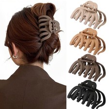 4 Pcs Octopus Hair Claw Clips for Women 3.8" Strong Grip Non slip Jaw Clips