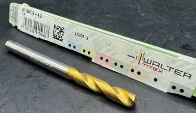 Walter Titex 4.2MM A1164TIN-4.2 Carbide Drill TiN Coated NEW