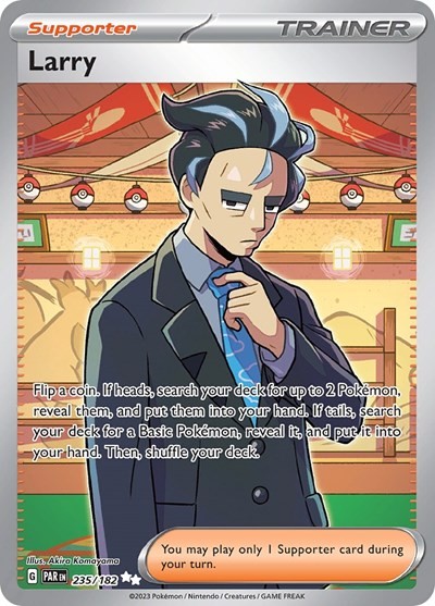 Pokemon Larry (235/346) Paradox Rift LP HOLO