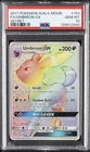 2017 POKEMON SUN & MOON SECRET #154 FULL ART/UMBREON GX PSA 10