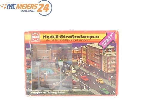 E467 Busch H0 4031 iluminación farolas 2 piezas | Condition: Usado