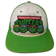 Teenage Mutant Ninja Turtles Snapback Hat Green One Size Nickelodeon