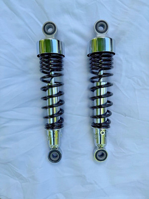 MINT 2022 Triumph Bonneville T120 OEM Rear Shocks Suspension L/R Pair (T2050479)