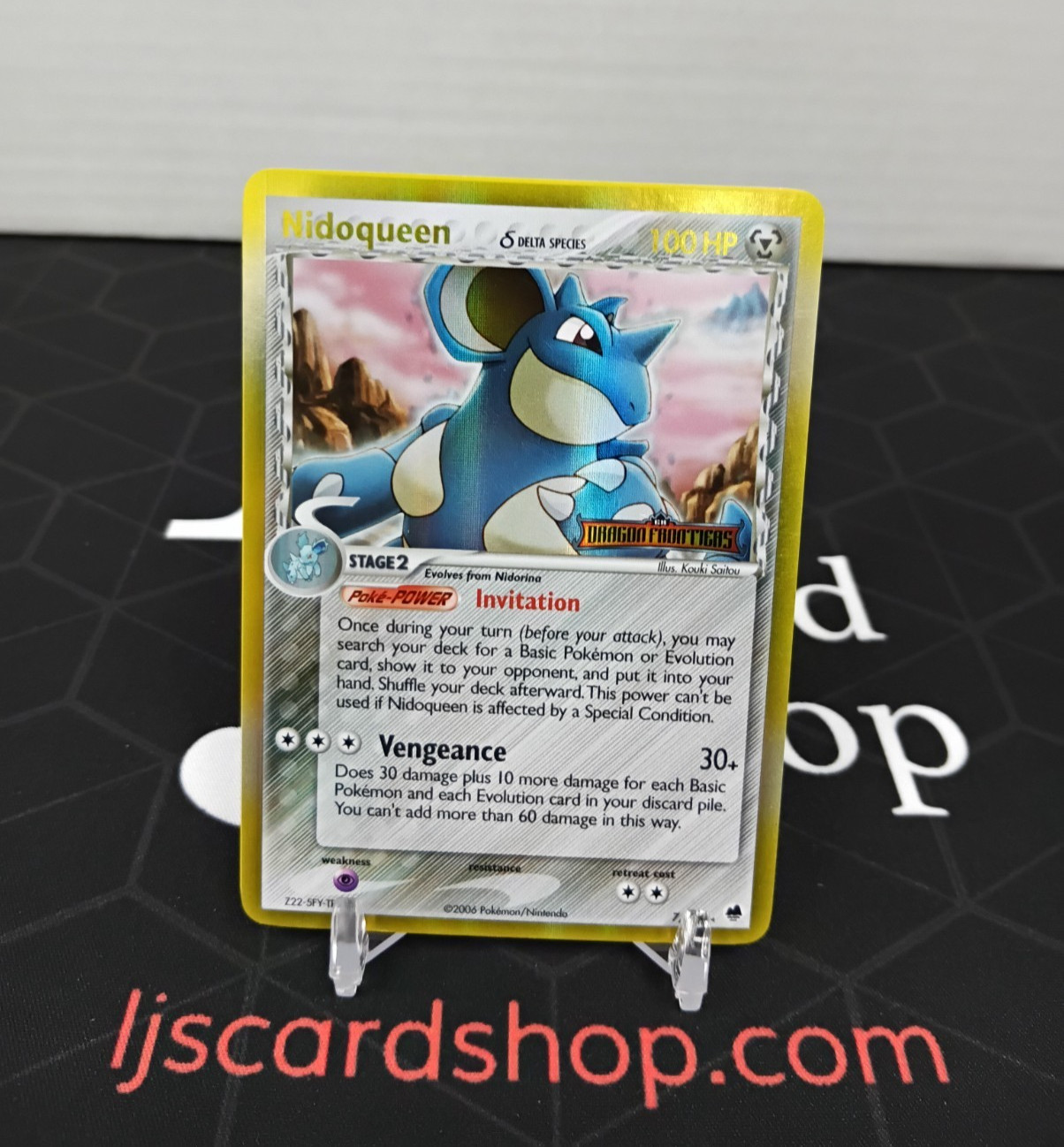 Nidoqueen (Delta Species) 7/101 LP Dragon Frontiers Reverse Holo Pokemon TCG