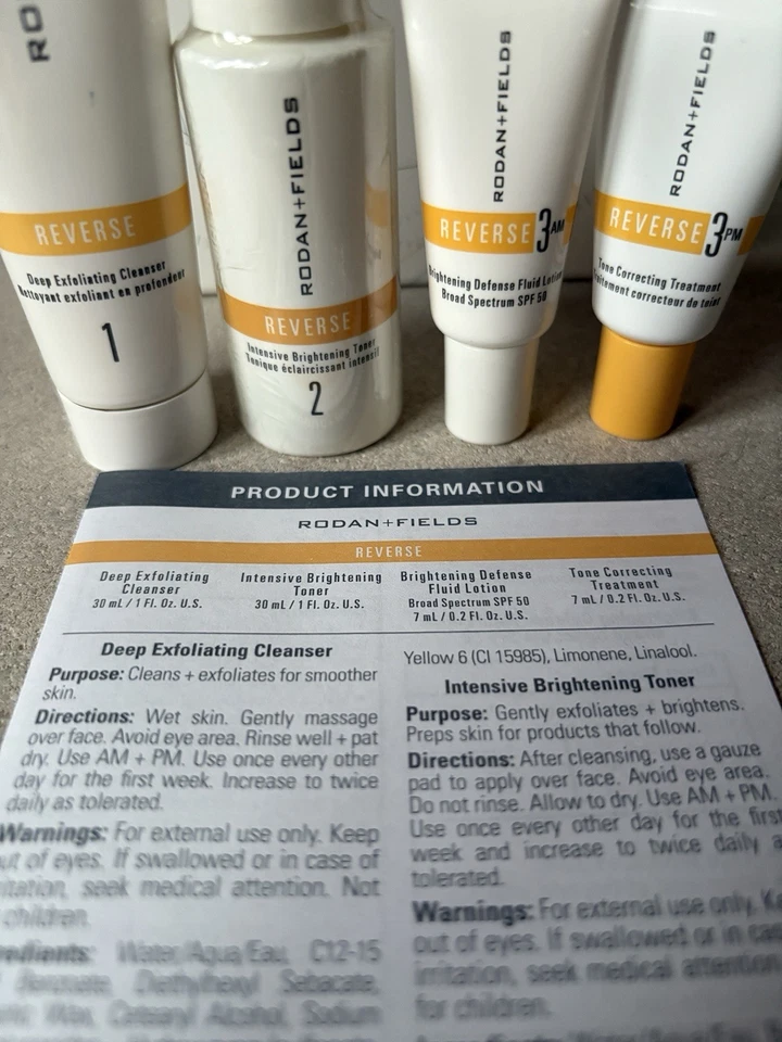 Rodan and/+ Fields Reverse Regimen Travel Size NIB - Image 2 of 4