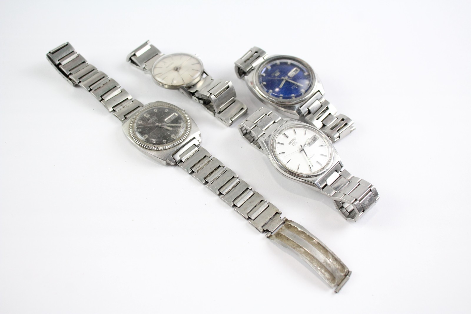 Mechanical UNTESTED Watches Vintage 4 x Seiko Assorted - vintagewatches.pk
