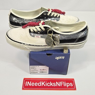 Vans LX Authentic 44 Charms Pack La Habana | Mens 12 | White Black Dice Broke :(
