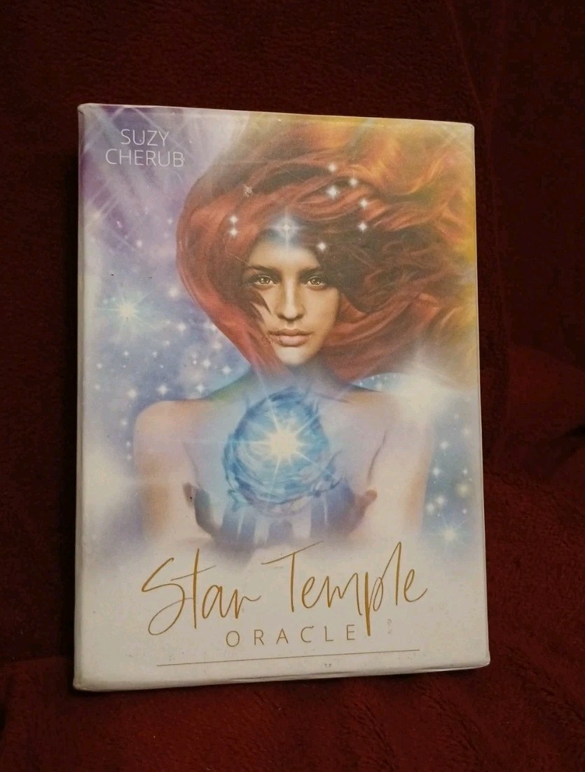 Suzy Cherub Star Temple Oracle Spiritual Tarot Card Deck BLUE ANGEL Fortune
