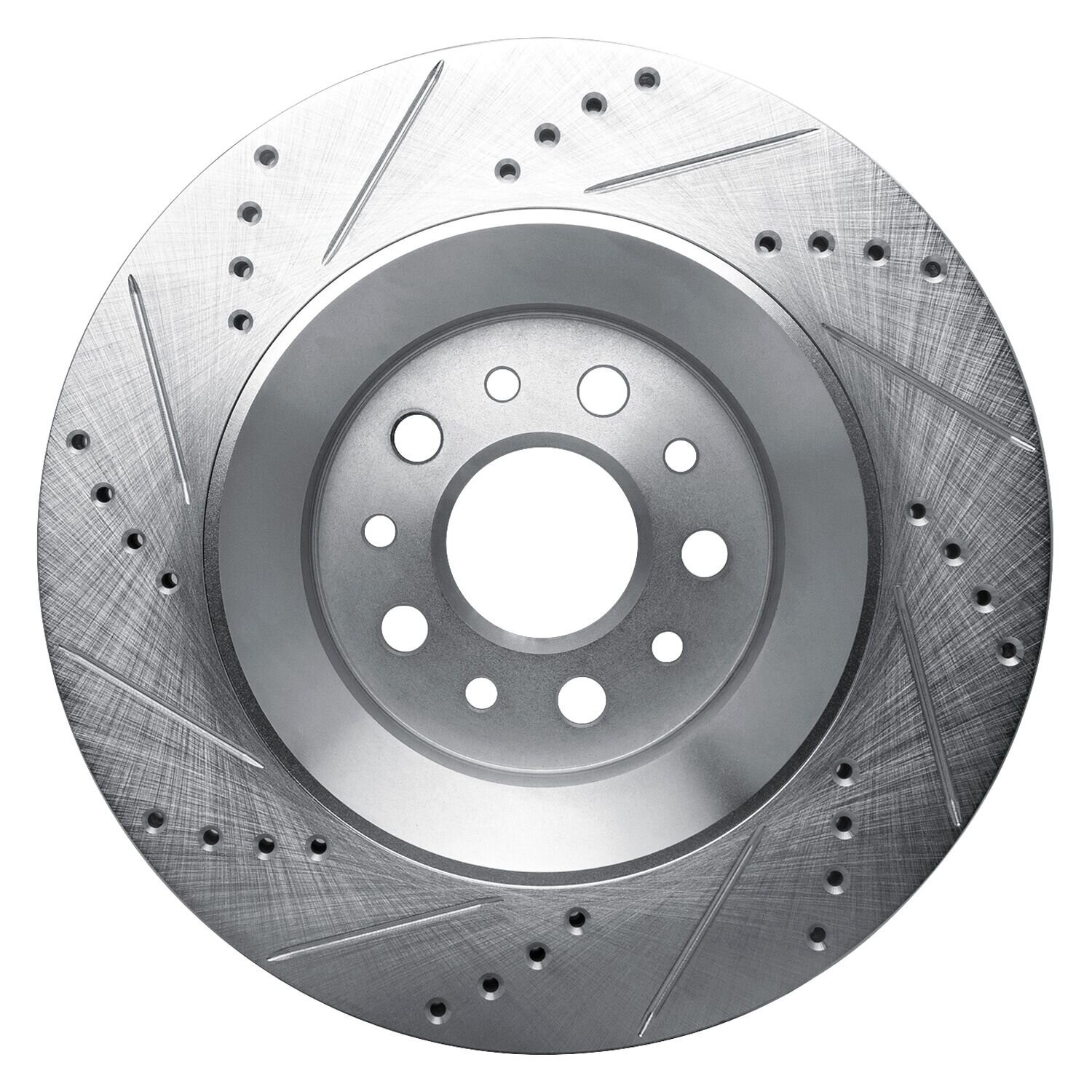 For Maserati Ghibli 17-22 Brake Rotor eLINE Drilled & Slotted 1-Piece Rear