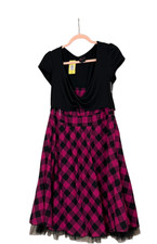 NEW Torrid Women's Size 12 Retro Checkered Fit Flare Dress Tulle Underskirt