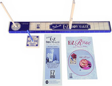 EZ Bow Maker with Rose and Flower Maker Attachment - Easy Bow and Flower Maker T