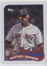 2023 Archives 1989 Topps Doubleheaders Rafael Devers Wade Boggs #89DH-7 HOF 05l1