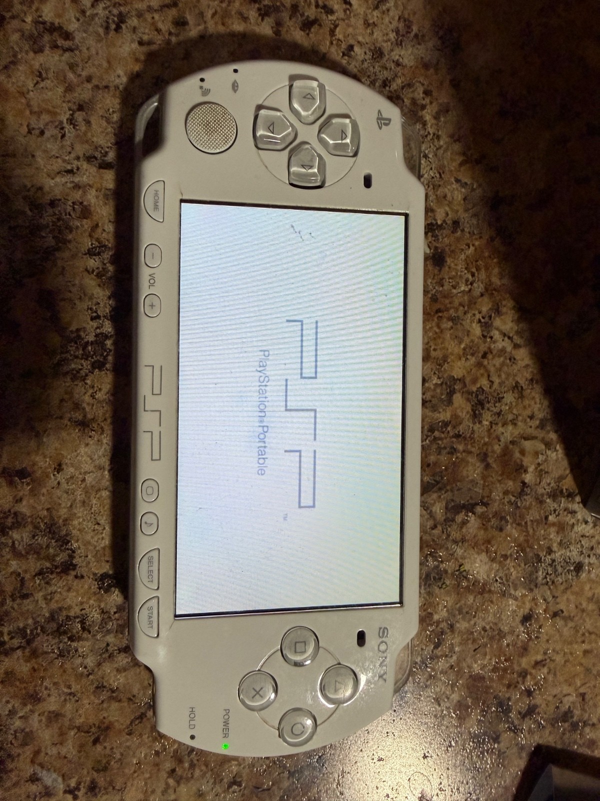 Sony PlayStation White PSP-2001 Star Wars Darth Vader read description