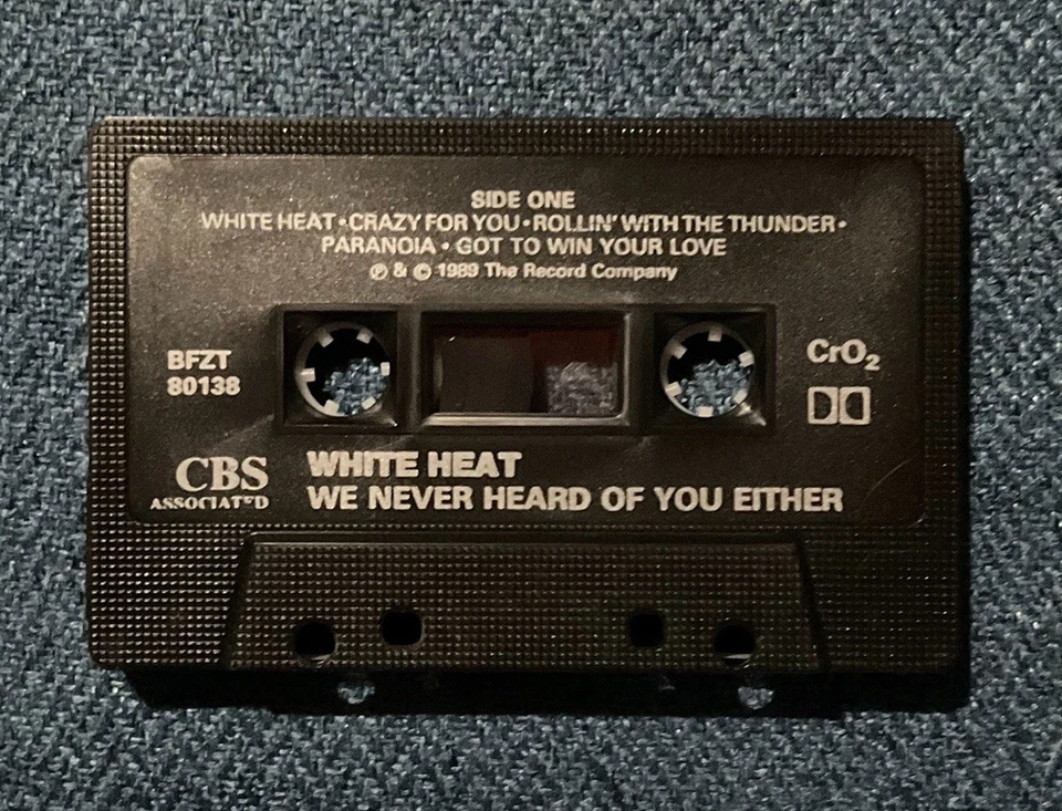 White Heat- We Never Heard Of You Either Cassette Tape - Image 2 of 3