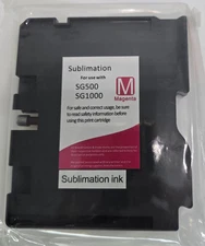 Sublimation Ink Cartridge SG500  SG1000 Magenta 