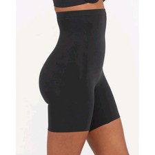 Spanx NWT Higher Power Short High Waist Seamless Very Black Shapewear Plus Sz 2X
