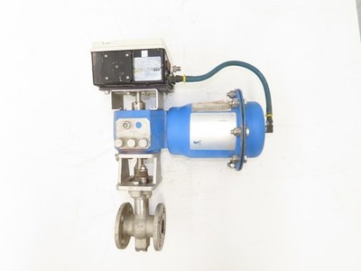 Jamesbury Quadra-Powr X QPX1CIK15 Actuator 1'' Flanged SS Ball Valve & Positioner