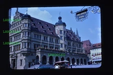 Dia Rothenburg City Hall Market Square 1977 Street Scene