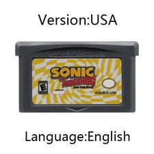 SEGA Sonic the Hedgehog: Genesis Nintendo Game Boy Advance GBA E NTSC-U/C