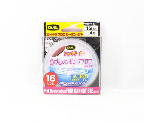 Fluorocarbone Yo Zuri Duel Pink Fish Cannot See, 50m, 25lb, Rose