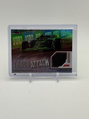 2024 Topps Finest Formula 1 - Track Attack Relics Zhou Guanyu #TAR-ZHO /99 (MEM)