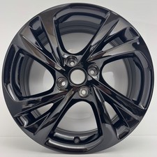 NEW VAUXHALL CORSA 17” ALLOY WHEEL BLACK GENUINE RIM 7J 2024 2025 F GENUINE
