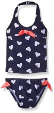 Osh Kosh B'gosh Infant Girls Navy Heart Print 2pc Tankini Set Size 3/6M 6/9M