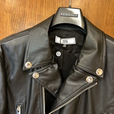 Versus Versace X Zayn Embroidered Painted Biker Jacket | eBay