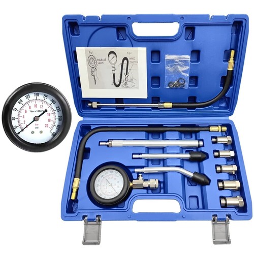 Diesel Benzin Motor Zylinder Druck Tester Auto Kompressionsprüfung Manometer Kit Set
