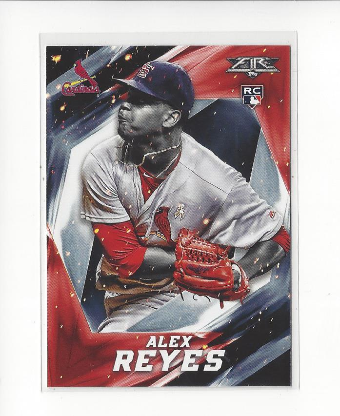 2017 Topps Fire #174 Alex Reyes RC Rookie Cardinals
