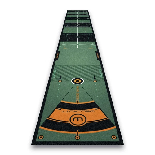 WELLPUTT - Golf Putting Training Mat - 13ft Green