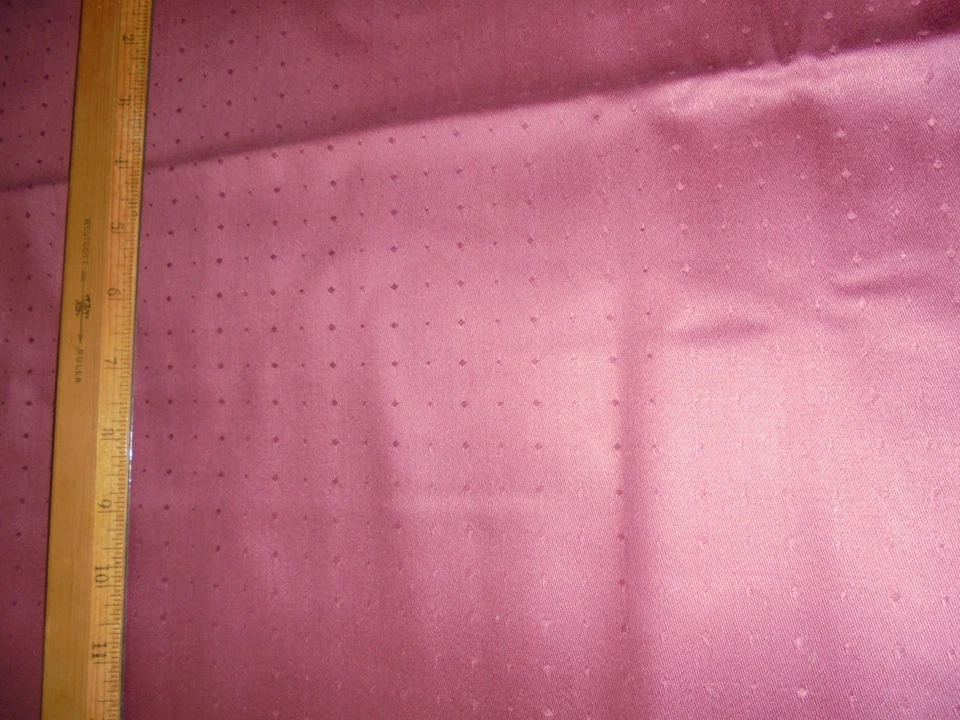 3 YDS 54" wide PLUM COLOR SPHERES-DOTS COTTON FABRIC by R. ALLEN~PILLOWS~VALANCE - Image 2 of 4