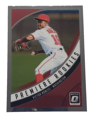 2018 Panini Donruss Optic Baseball Premiere Rookies Victor Robles #PR3 Nationals