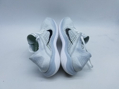 Nike Free RN Flyknit 2018 Women's Size 9.5 Running Shoes White Platinum - Picture 5 of 12