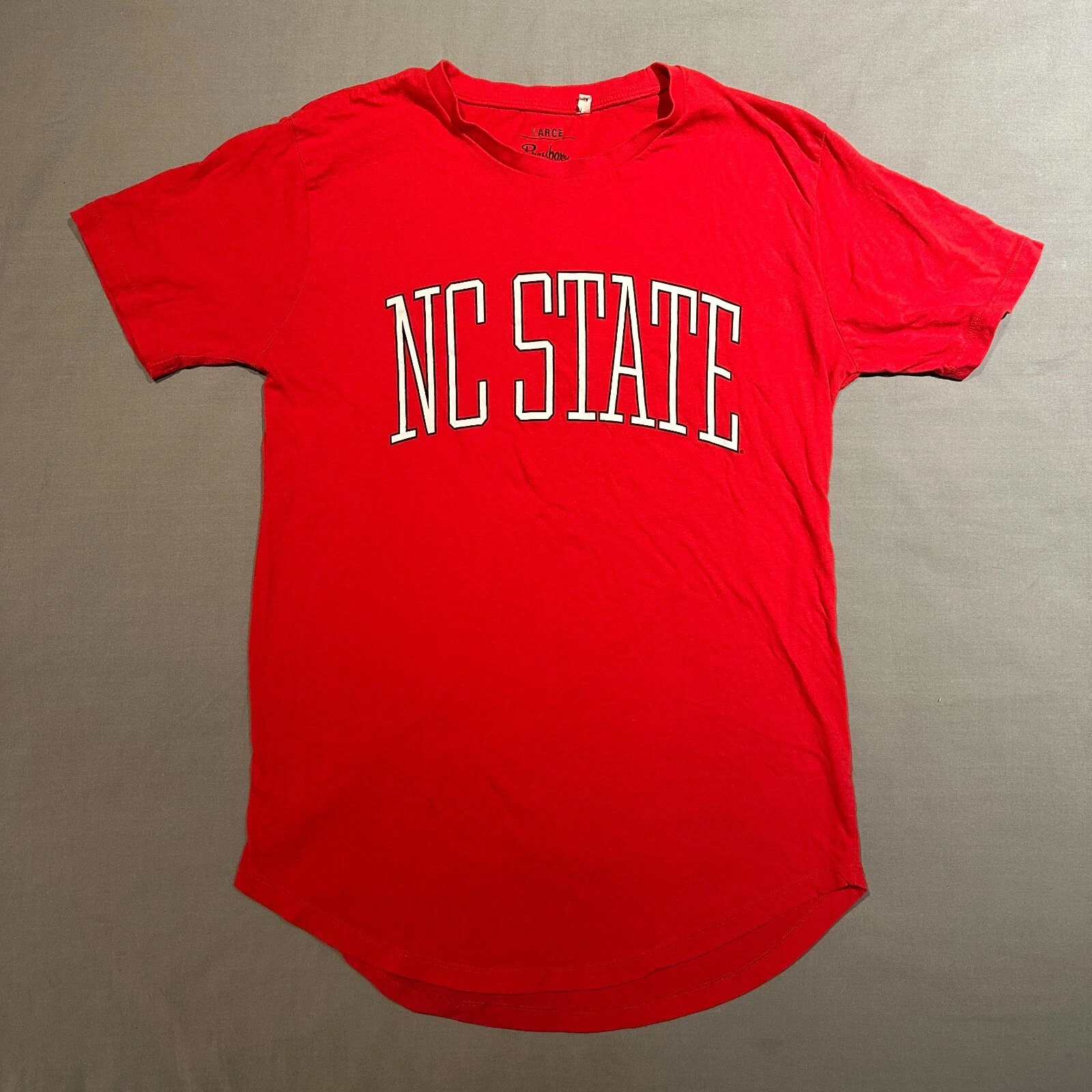 NC State Wolfpack Red Tee Shirt Pressbox by Royce Apparel Large