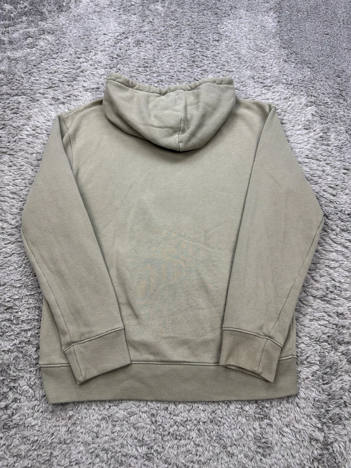 Hollister Sudadera con Capucha Hombre Mediana Verde Oliva Polar Peso Pesado Pullover Sudadera Foto 2 de 4