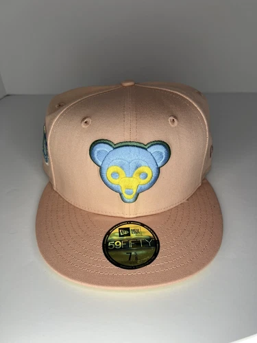 Hatclub Exclusive Sugar Shack Chicago Cubs 1962 Size 7 5/8 Blush Sugar Apricot